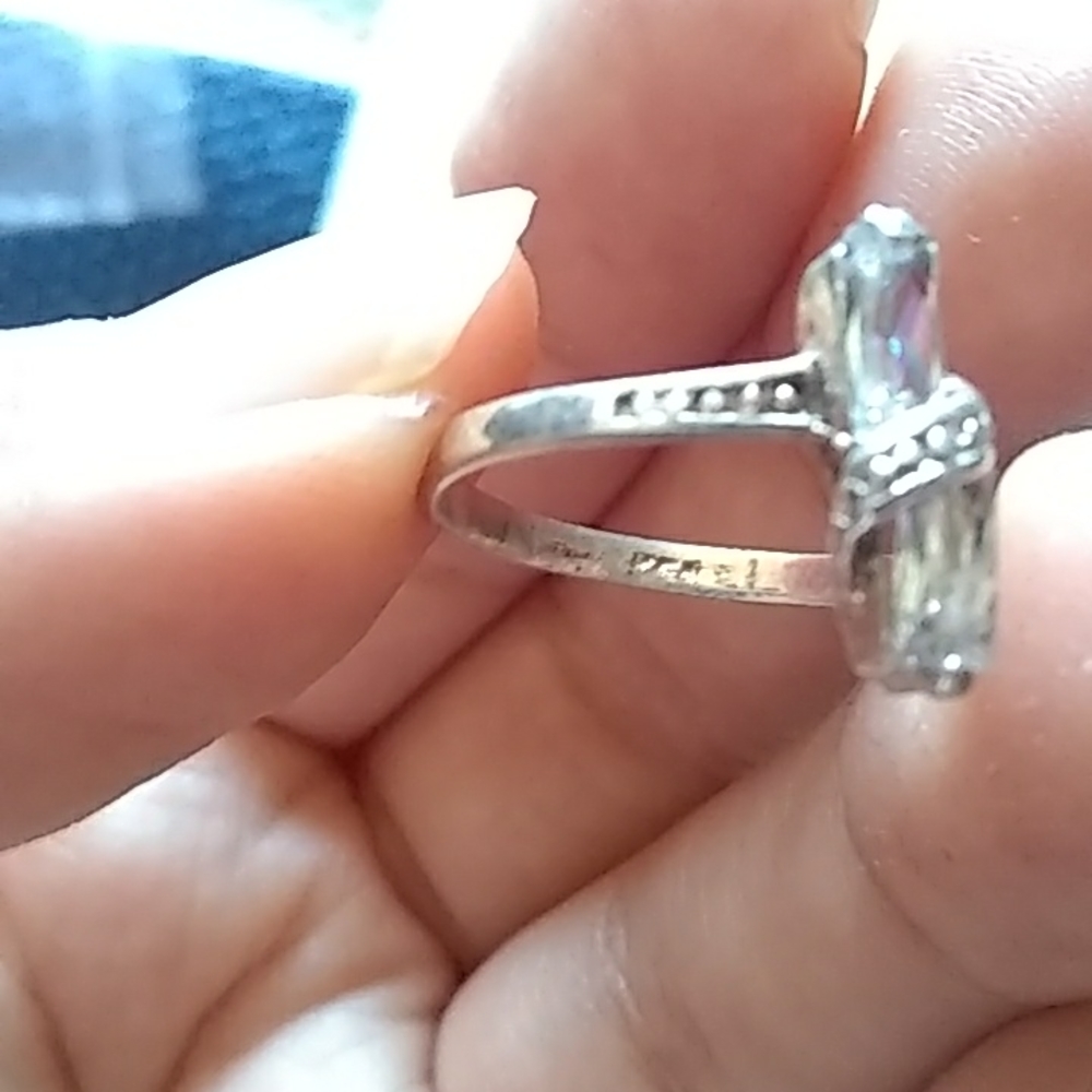 925 Sterling Solid Silver Ring - image 2